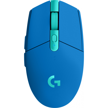 Logitech G G305 - Mouse - optical - 6 buttons - wireless - LIGHTSPEED - USB wireless receiver - blue - 3