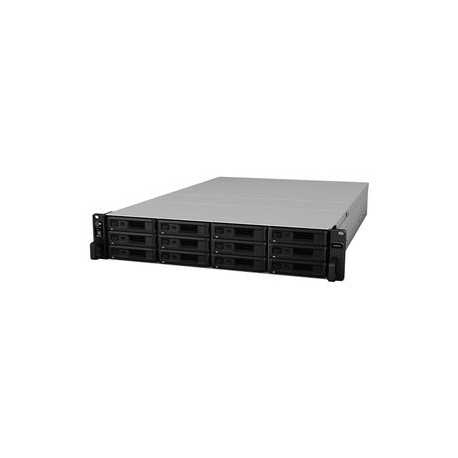 Synology RackStation RS3618XS - NAS server - 12 bays - rack-mountable - SATA 6Gb / s - RAID 0, 1, 5, 6, 10, JBOD, RAID F1 - RAM 8 GB - Gigabit Ethernet - iSCSI support - 2U - 1