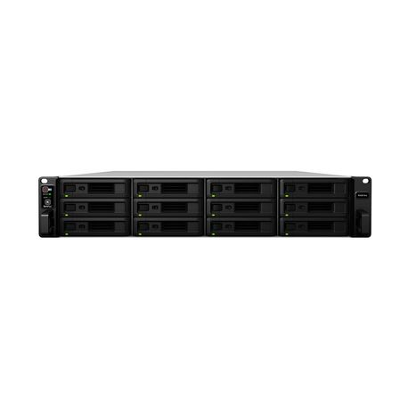 Synology RackStation RS3618XS - NAS server - 12 bays - rack-mountable - SATA 6Gb / s - RAID 0, 1, 5, 6, 10, JBOD, RAID F1 - RAM 8 GB - Gigabit Ethernet - iSCSI support - 2U - 6