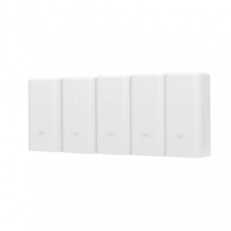 Ubiquiti Networks POE-24-12W-G - PoE injector - AC 120 / 230 V - 12 Watt (pack of 5) - 1