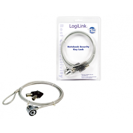 LogiLink - Security cable lock - 1.5 m - 3