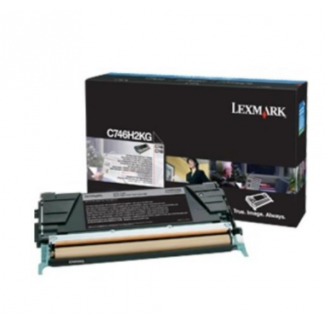 Lexmark - Black - original - toner cartridge Lexmark Corporate - for Lexmark C746dn, C746dtn, C746n, C748de, C748dte, C748e - 2