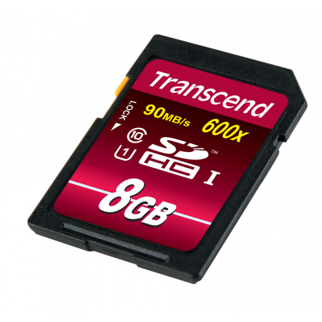 Transcend Ultimate - Flash memory card - 8 GB - UHS Class 1 / Class10 - 133x - SDHC UHS-I - 4