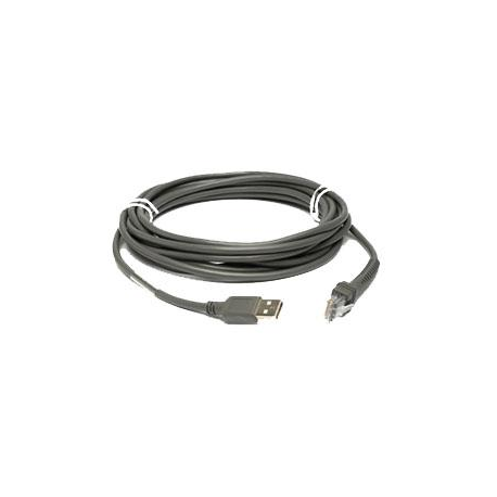 Zebra - USB cable - USB - 4.6 m - for Symbol LS2208, LS3408-ER - 2