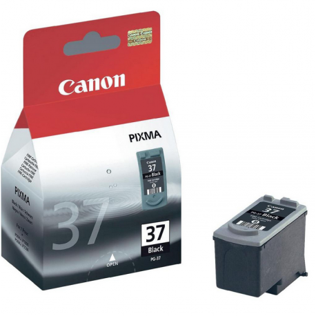 Canon PG-37 - Black - original - ink tank - for PIXMA iP1800, iP1900, iP2500, iP2600, MP140, MP190, MP210, MP220, MP470, MX300, MX310 - 1