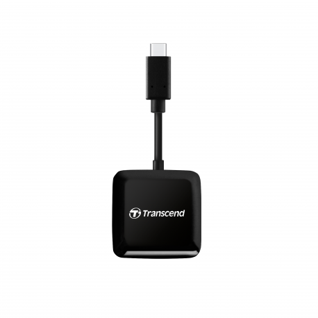 Transcend RDC3 - Card reader (SD, microSD, SDHC UHS-I, SDXC UHS-I, microSDHC UHS-I, microSDXC UHS-I) - USB-C 3.2 Gen 1 - 2