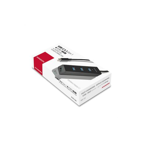 AXAGON HUE-S2C - Hub - 4 x SuperSpeed USB 3.0 - desktop - 7