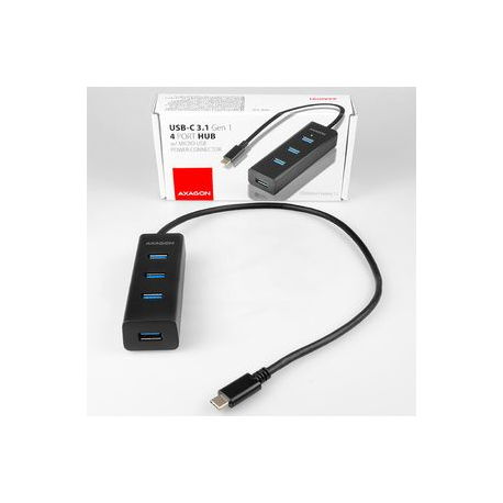 AXAGON HUE-S2C - Hub - 4 x SuperSpeed USB 3.0 - desktop - 10