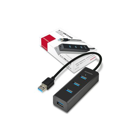 AXAGON HUE-S2B - Hub - 4 x SuperSpeed USB 3.0 - desktop - 11