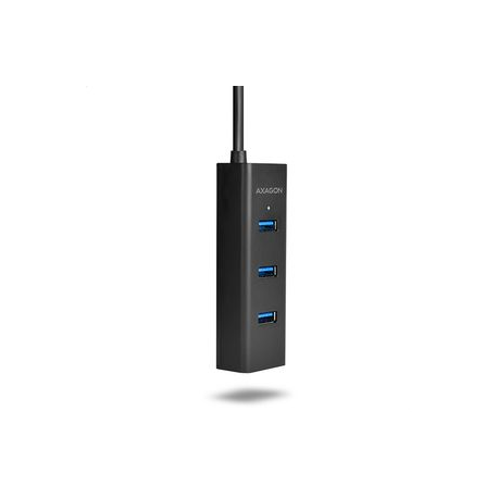 AXAGON HUE-S2BP - Hub - 4 x SuperSpeed USB 3.0 - desktop - 7