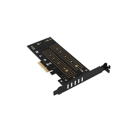 AXAGON PCEM2-D - Storage controller - M.2 - 2 Channel - M.2 NVMe Card  /  SATA 6Gb / s - low profile - PCIe 3.0 x4 - 8