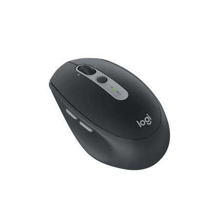 Logitech M590 Silent - Mouse - right-handed - optical - 7 buttons - wireless - Bluetooth, 2.4 GHz - USB wireless receiver - graphite tonal - 0