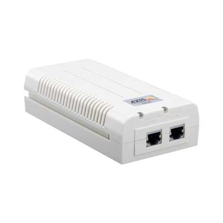 AXIS T8125 AC 24 V Midspan 60 W - PoE injector - AC 24 V - 60 Watt - RAL 9002 - for AXIS P1455-LE, P1455-LE-3, Q6035-E, Q6100-E 50 - 2