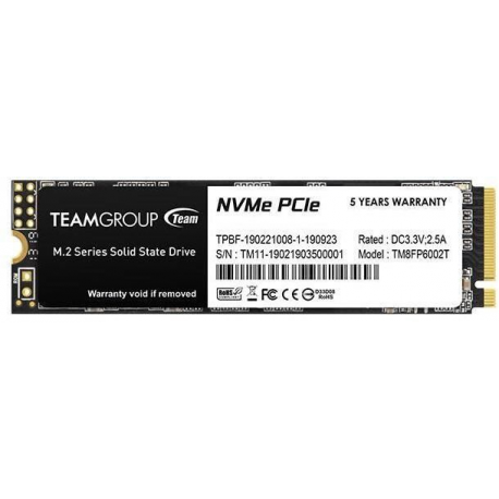 Team Group MP33 - SSD - 512 GB - internal - M.2 2280 - PCIe 3.0 x4 (NVMe) - blue / black - 0