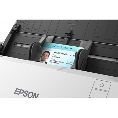 Epson WorkForce DS-530II - Document scanner - Duplex - 215.9 x 6096 mm - 600 dpi x 600 dpi - up to 35 ppm (mono) / up to 35 ppm (colour) - ADF (50 sheets) - up to 4000 scans per day - USB 3.0 - 11