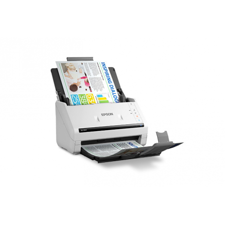 Epson WorkForce DS-530II - Document scanner - Duplex - 215.9 x 6096 mm - 600 dpi x 600 dpi - up to 35 ppm (mono) / up to 35 ppm (colour) - ADF (50 sheets) - up to 4000 scans per day - USB 3.0 - 14