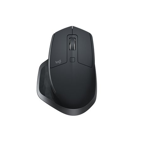 Logitech MX Master 2S - Mouse - laser - 7 buttons - wireless - Bluetooth, 2.4 GHz - Logitech Unifying receiver - graphite - 2
