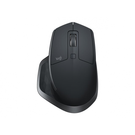 Logitech MX Master 2S - Mouse - laser - 7 buttons - wireless - Bluetooth, 2.4 GHz - Logitech Unifying receiver - graphite - 6