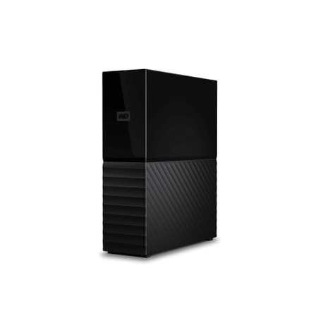 WD My Book WDBBGB0180HBK - Hard drive - encrypted - 18 TB - external (desktop) - USB 3.0 - 256-bit AES - black - 0