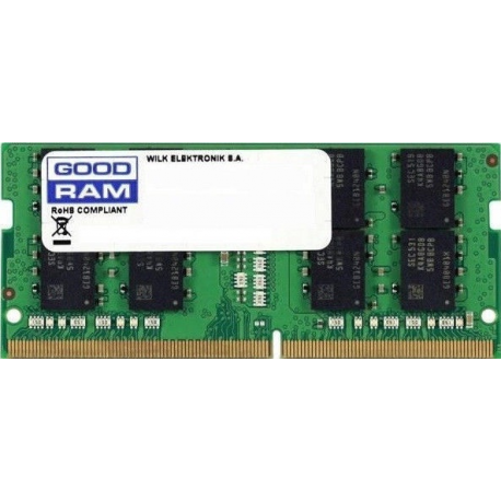GOODRAM - DDR4 - module - 16 GB - SO-DIMM 260-pin - 2666 MHz  /  PC4-21300 - CL19 - 1.2 V - unbuffered - non-ECC - 2