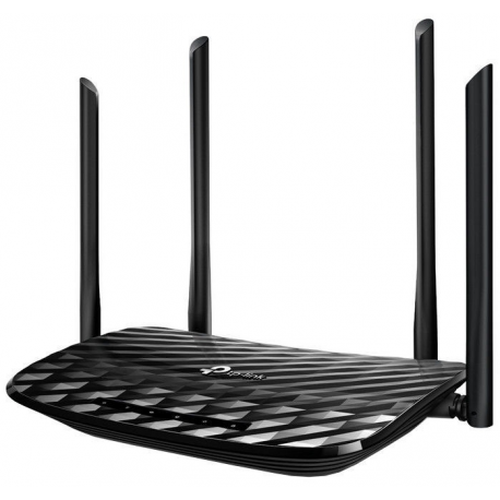 TP-Link Archer C6 - Wireless router - 4-port switch - GigE - 802.11a / b / g / n / ac - Dual Band - 4