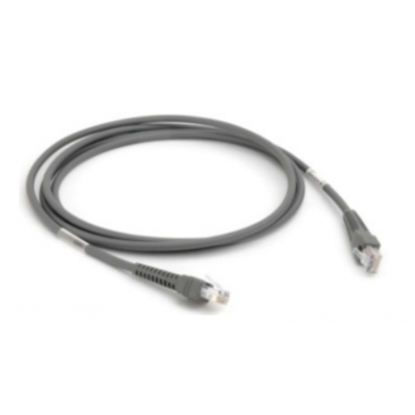 Zebra - Serial cable - DB-9 (F) to RJ-45 (10 pin) (M) - 2 m - for Symbol LS2208 - 2