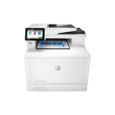 HP Color LaserJet Enterprise MFP M480f - Multifunction printer - colour - laser - Legal (216 x 356 mm) (original) - A4 / Legal (media) - up to 27 ppm (copying) - up to 27 ppm (printing) - 300 sheets - 33.6 Kbps - USB 2.0, Gigabit LAN, USB 2.0 host - 0