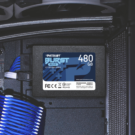 Patriot Burst Elite - SSD - 480 GB - internal - 2.5" - SATA 6Gb / s - 6