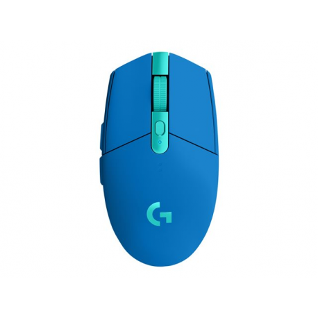 Logitech G G305 - Mouse - optical - 6 buttons - wireless - LIGHTSPEED - USB wireless receiver - blue - 7