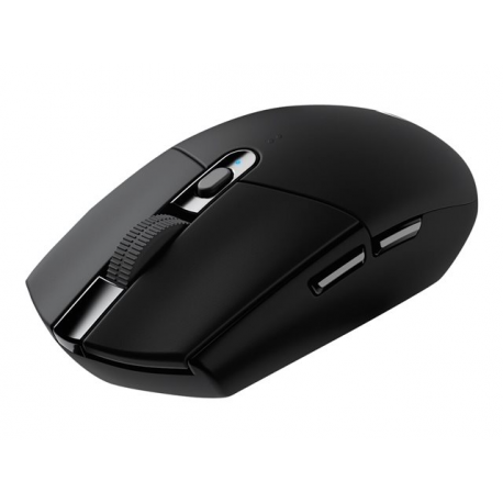 Logitech G G305 - Mouse - optical - 6 buttons - wireless - LIGHTSPEED - USB wireless receiver - blue - 9