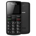 Panasonic KX-TU110 - Feature phone - dual-SIM - microSD slot - LCD display - 128 x 160 pixels - rear camera 0.08 MP - black