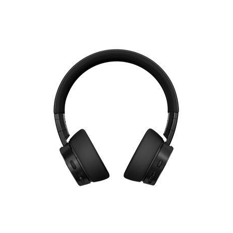 Lenovo Yoga - Headphones with mic - full size - Bluetooth - wireless - active noise cancelling - shadow black - for ThinkPad E14 Gen 4; E15 Gen 4; L13 Yoga Gen 3; P1 Gen 5; T14s Gen 3; X1 Nano Gen 2 - 0