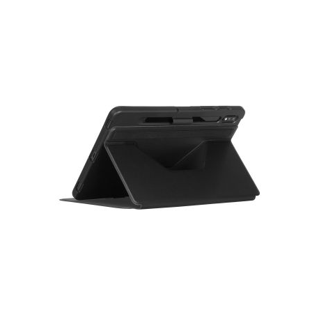 Targus Click-In - Flip cover for tablet - thermoplastic polyurethane (TPU) - black - 11" - for Samsung Galaxy Tab S7 - 11