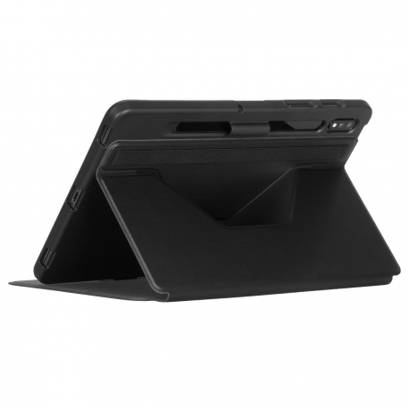 Targus Click-In - Flip cover for tablet - thermoplastic polyurethane (TPU) - black - 11" - for Samsung Galaxy Tab S7 - 22