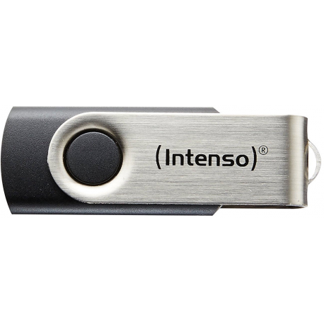 Intenso Basic Line - USB flash drive - 16 GB - USB 2.0 - black, silver - 0