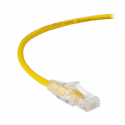 Black Box Slim-Net - Patch cable - RJ-45 (M) to RJ-45 (M) - 1.22 m - UTP - CAT 6 - booted, molded, stranded - yellow