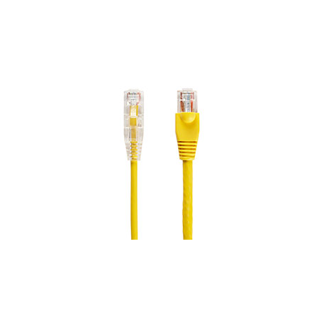 Black Box Slim-Net - Patch cable - RJ-45 (M) to RJ-45 (M) - 1.22 m - UTP - CAT 6 - booted, molded, stranded - yellow - 1