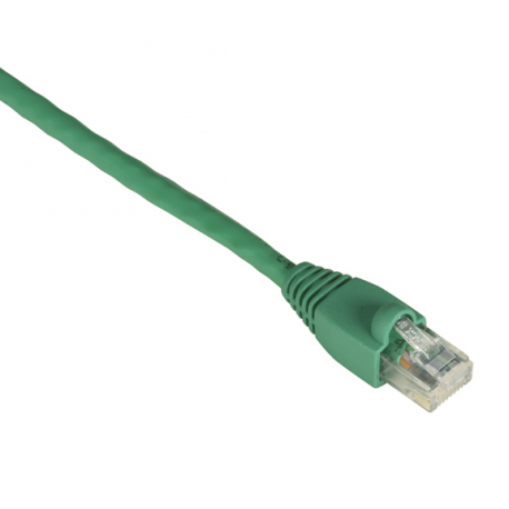 Black Box GigaTrue 550 - Patch cable - RJ-45 (M) to RJ-45 (M) - 1.2 m - CAT 6 - booted, snagless, stranded - green - 0