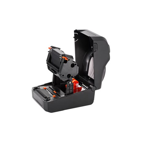 BIXOLON XD3-40t - Label printer - dye sublimation / thermal transfer - Roll (11.8 cm) - 203 dpi - up to 127 mm / sec - USB, LAN, serial - black - 4