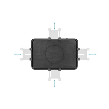 Multibrackets M - Mounting component (adjustable mount) - for tablet (Anti-Theft) - lockable - rubber, steel, ethylene vinyl acetate (EVA) - black - screen size: 7"-13" - mounting interface: 75 x 75 mm - VESA bracket mounting - 12