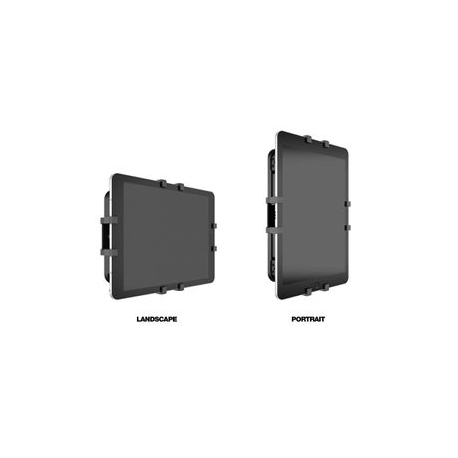 Multibrackets M - Mounting component (adjustable mount) - for tablet (Anti-Theft) - lockable - rubber, steel, ethylene vinyl acetate (EVA) - black - screen size: 7"-13" - mounting interface: 75 x 75 mm - VESA bracket mounting - 16