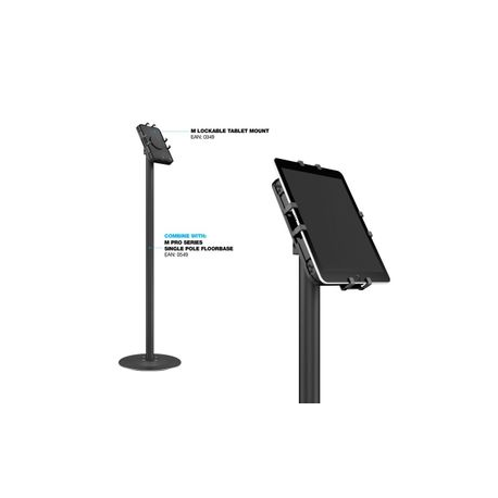 Multibrackets M - Mounting component (adjustable mount) - for tablet (Anti-Theft) - lockable - rubber, steel, ethylene vinyl acetate (EVA) - black - screen size: 7"-13" - mounting interface: 75 x 75 mm - VESA bracket mounting - 24