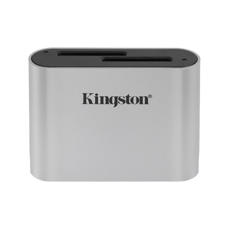 Kingston Workflow - Card reader (SDHC UHS-I, SDXC UHS-I, SDHC UHS-II, SDHC UHS-II) - USB-C 3.2 Gen 1 - 0