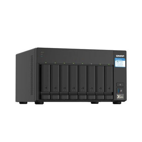 QNAP TS-832PX-4G - NAS server - 8 bays - SATA 6Gb / s - RAID 0, 1, 5, 6, 10, 50, JBOD, 60 - RAM 4 GB - Gigabit Ethernet / 2.5 Gigabit Ethernet / 10 Gigabit Ethernet - iSCSI - 1