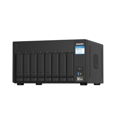 QNAP TS-832PX-4G - NAS server - 8 bays - SATA 6Gb / s - RAID 0, 1, 5, 6, 10, 50, JBOD, 60 - RAM 4 GB - Gigabit Ethernet / 2.5 Gigabit Ethernet / 10 Gigabit Ethernet - iSCSI - 2
