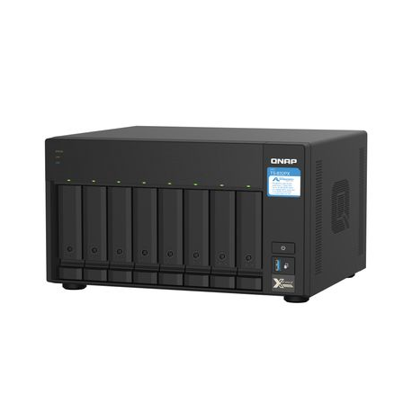 QNAP TS-832PX-4G - NAS server - 8 bays - SATA 6Gb / s - RAID 0, 1, 5, 6, 10, 50, JBOD, 60 - RAM 4 GB - Gigabit Ethernet / 2.5 Gigabit Ethernet / 10 Gigabit Ethernet - iSCSI - 4