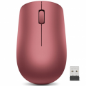 Lenovo 530 Wireless Mouse - Mouse - right and left-handed - optical - 3 buttons - wireless - 2.4 GHz - USB wireless receiver - Cherry Red - for ThinkCentre M80t Gen 3; ThinkCentre neo 50; ThinkPad T14s Gen 3; V50t Gen 2-13
