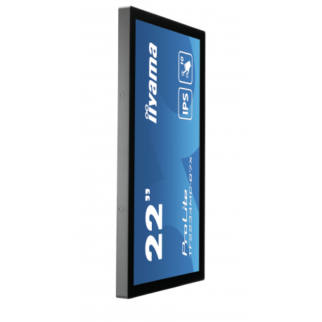 iiyama ProLite TF2234MC-B7X - LED monitor - 22" (21.5" viewable) - open frame - touchscreen - 1920 x 1080 Full HD (1080p) @ 60 Hz - IPS - 350 cd / m² - 1000:1 - 8 ms - HDMI, VGA, DisplayPort - black - 8