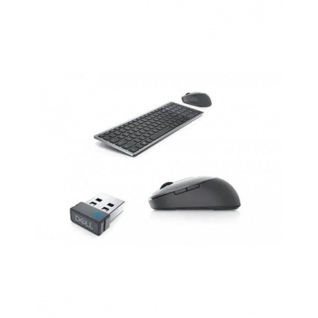 Dell Universal Pairing Receiver WR221 - Wireless mouse  /  keyboard receiver - USB, RF 2.4 GHz - titan grey - for Dell KM7120W, MS5320W, MS5120W, MS3320W; KM714*, KM717*, KM636*, WK717*, WM514*, WM326*, WM527*, WM126* (*Supports Dell Universal Pairing only. Does not support Dell Peripheral Manager) - 1