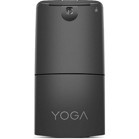 Lenovo Yoga Mouse with Laser Presenter - Mouse / remote control - optical - 4 buttons - wireless - 2.4 GHz, Bluetooth 5.0 - USB wireless receiver - shadow black - for ThinkCentre M80t Gen 3; ThinkCentre neo 50; ThinkPad T14s Gen 3; V50t Gen 2-13 - 1